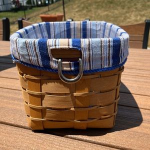 Longaberger 2009 Storage Solutions Medium Bin Basket Warm Brown